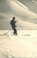 N°33785 -carte Photo Skieur - Sports D'hiver