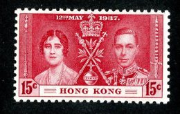 2192x)  Hong Kong 1937 - SG #138  M* Sc #152 - Ongebruikt