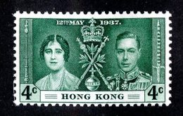 2193x)  Hong Kong 1937 - SG #137  M* Sc #151 - Ongebruikt