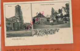 CPA 57, PFALZBURG  I. L.  KIRCHE, General Monton-Denk, ,  ,  Sept 2013 759 - Phalsbourg