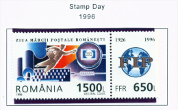ROMANIA - 1996  Stamp Day  Unmounted Mint - Ongebruikt