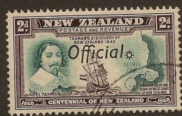 NZ 1920 2d Joined Ff's SG O144a U QT751 - Errors, Freaks & Oddities (EFO)