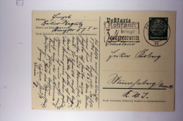 Germany: Postkarte Mit Stempel Rohrpost Bringt Zeitgewinn, 1937 - Briefe U. Dokumente