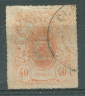 LUXEMBOURG Yvert # 23 Used VF - 1859-1880 Armoiries