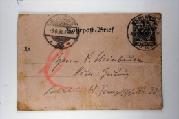 Germany: Rohrpost-Umschläge 1889 Reichspost - Briefe