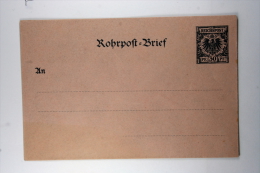 Germany: Rohrpost-Umschläge 1889 Reichspost - Buste