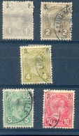 LUXEMBOURG Yv#Official 77/81 Complete Set USED - Service