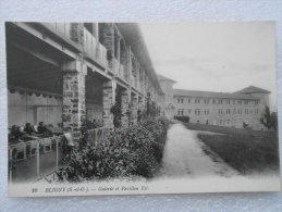 CPA 91 BLIGNY Prés BRIIS SOUS FORGES Sanatorium De Bligny Galerie Et Pavillon Est - Centre Hospitalier,tuberculose 1910 - Briis-sous-Forges