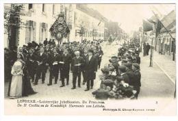 "Lebbeke - Luisterrijke Jubelfeesten - De Processie - De H. Cecilia En De Koninklijk Harmonie Van Lebbeke" - Lebbeke