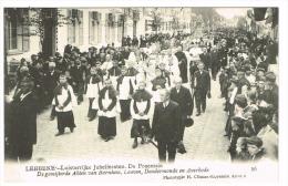 "Lebbeke - Luisterrijke Jubelfeesten - De Processie - De Gemijterde Abten Van Bornhem, Leuven, Dendermonde" - Lebbeke