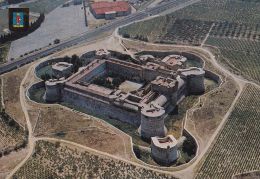 Cp , 66 , SALSES , Le Château-Fort , Remarquable Ouvrage D'art Militaire Du XVe Siècle , Vue Aérienne - Salses