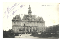 Cp, 87, Limoges, L'Hôtel De Ville, Voyagée 1905 - Limoges