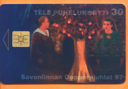 Finland - Sonera D134, Savonlinna Opera Festival 1997, 50.000ex, 5/97, Used As Scan - Finland