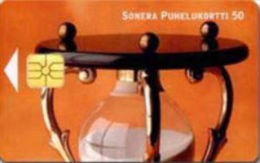 Finland - Sonera S82, Sandglass Puzzle #1/3, 20.000ex, 7/00, Used - Finland