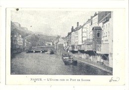 Cp, Belgique, Namur, L'Ecluse Près Du Pont De Sambre, Voyagée - Namen