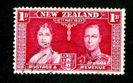 2272x)  New Zealand 1937 - SG #599  Used Sc #223 - Used Stamps