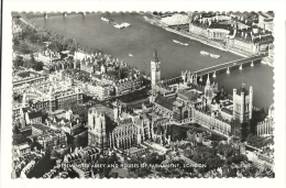 Cp, Angleterre, Londres, Westminster Abbey And Houses Of Parliament, écrite - Westminster Abbey