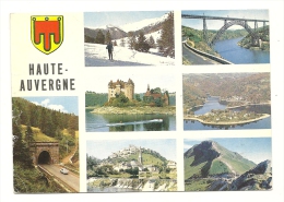Cp, 15, La Haute-Auvergne, Multi-Vues, Voyagée 1969 - Sonstige & Ohne Zuordnung