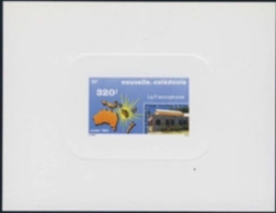 NEW CALEDONIA 1989 Australia Map 320F DeLuxe    [epreuve,Druckprobe, Prueba,prova,proeven] - Imperforates, Proofs & Errors