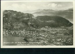 Bregenz Bregenzerwald Vom Flugzeug Aus Panorama Sw Um 1930 - Bregenz