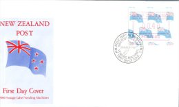 (444) New Zealand - Postage Label 1988 FDC Cover - FDC