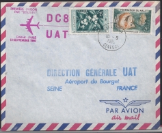 Premiere Liaison Par Jetliner, Dakar Paris, 10 Septembre 1960 - Sonstige & Ohne Zuordnung