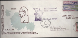 Jet Inaugural Tahiti Honolulu, 3 Mai 1961 - Storia Postale