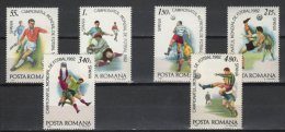 Romania 1981. Football World Championship, Spain Set MNH (**) Michel: 3837-3842 / 2.80 EUR - Unused Stamps