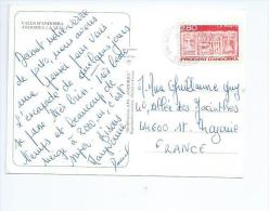 Andorre.timbre Sur Carte Postale Oblitération Encamp - Lettres & Documents