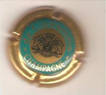 CAPSULE MUSELET CHAMPAGNE DE CAZANOVE(vert Et Noir Fond Or) - De Cazanove