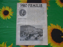 PRO FAMILIA N.138 1903 PIETROBURGO CINA CASTELLO DI MILANO LA FESTA DEL DIVINO AMORE A ROMA - Society, Politics & Economy