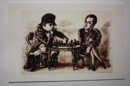 JEU - ECHECS - CHESS - ECHECS  LITHOGRAPHIE By PAUL WEBER 11 - Echecs