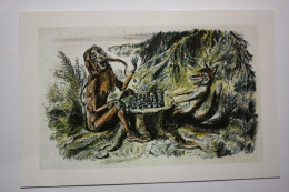 JEU - ECHECS - CHESS - ECHECS  LITHOGRAPHIE By PAUL WEBER 5 - Echecs