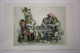 JEU - ECHECS - CHESS - ECHECS  LITHOGRAPHIE By PAUL WEBER 3 - Echecs