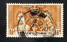2298x)  Barbados 1937 - SG #246  Used Sc #191 - Barbades (...-1966)