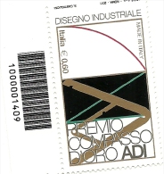 2011 - Italia 3309 Compasso D'oro - Codice A Barre ---- - 2011-20: Nieuw/plakker