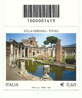2011 - Italia 3310 Villa Adriana - Codice A Barre ---- - 2011-20: Mint/hinged