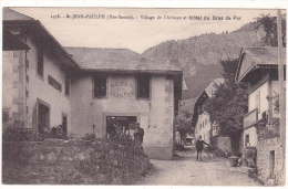 1478.  -  St-JEAN-d´AULPH  (Hte-Savoie).  -   Village  De  L´Abbaye  Et  Hôtel  Du  Bras  De  Fer - Saint-Jean-d'Aulps