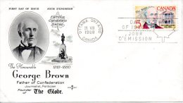 CANADA. N°405 Sur Enveloppe 1er Jour (FDC) De 1968. Journaliste. - 1961-1970