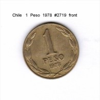 CHILE   1  PESO  1978  (KM # 208) - Cile