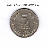 CHILE   5  PESOS  1977  (KM # 209) - Chili