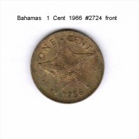 BAHAMAS   1  CENT  1966  (KM # 2) - Bahamas