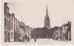 Mourmelon-Le-grand. - Eglise Et Place Clemenceau. - Mourmelon Le Grand