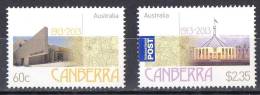 Australia 2013 Canberra Centenary Set Of 2 MNH - Ungebraucht