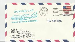 == USA Flight Card  1977  Boeing 747 - Brieven En Documenten