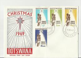 =BOTSWANA FDC1969 CHRISTMAS - Botswana (1966-...)