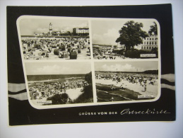 Ostseeküste: Mehrbildkarte, Leuchtturm Warnemünde Heiligendamm Kühlungsborn Graal-Müritz 1965 Unused - Rostock