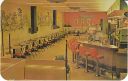 Colorado Springs CO, Walgreen's Grill Room Cafe Interior, Lunch Counter, C1960s Vintage Postcard - Colorado Springs