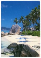 SEYCHELLES - ANSE SOURCE D'ARGENT, LA DIGUE / THEMATIC STAMP-REPTILE-GECKO - Seychellen