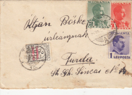 KING MICHAEL, STAMPS ON COVER, 1938, ROMANIA - Lettres & Documents